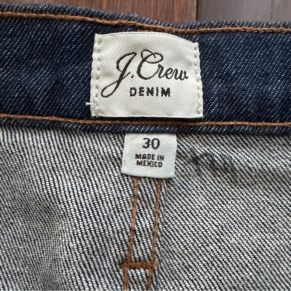 J.CREW Women's Jeans Size 30 Dark Wash Denim High-rise Tapered - Picture 8 of 10